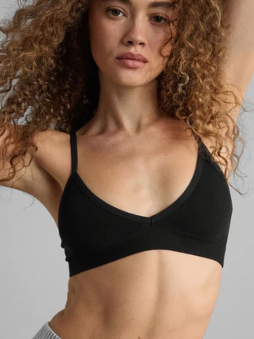 Lunya Womens Black Bralette‎ - Comfort Stretch Support ladies XL